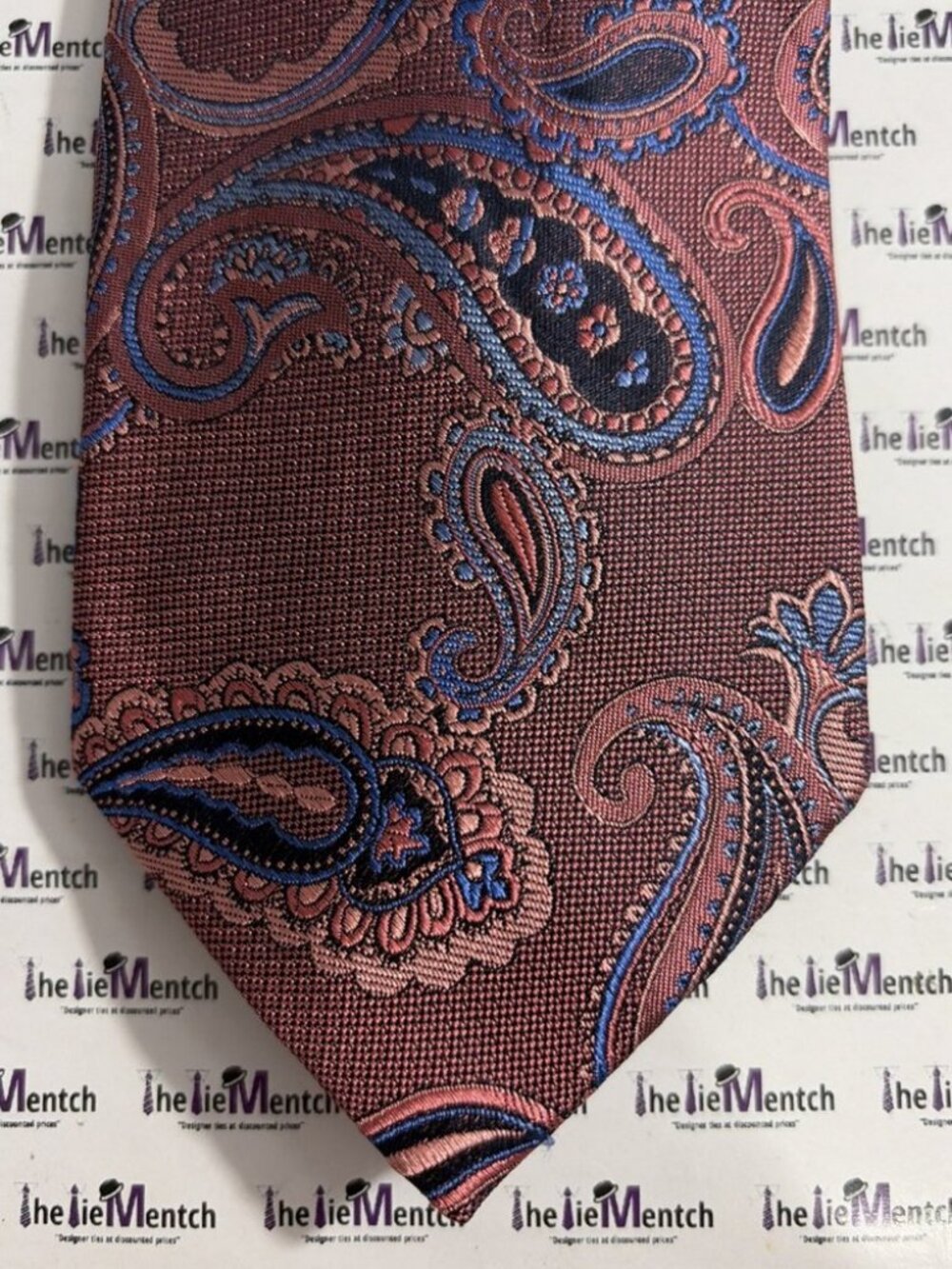 BRUNO PIATTELLI Dark Pink Tie (Minor Flaws)